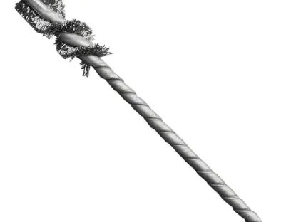 Mikro kefa na rúrky (V2A - inox drôt 0,2 mm), priemer. 20x25/90 mm, stopka pr. 3,8 mm Lessmann 565.542.00 (EDE79690200)