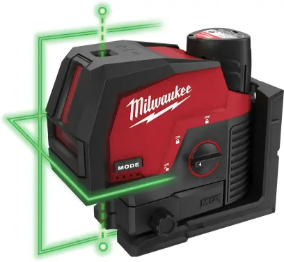 Aku kombinovaný křížový laser Milwaukee M12 CLLP-301C (3,0 Ah) (MI4933478100)