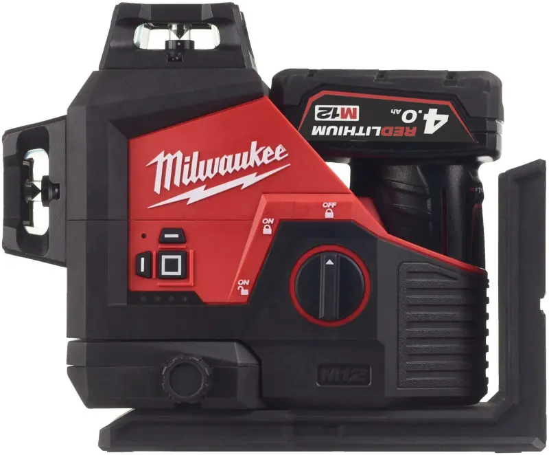 Aku křížový laser Milwaukee M12 3PL-401C 3X360 (4,0 Ah) (MI4933478102)