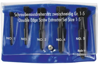 Sada šroubových vytahovačů s 2 drážkami 5ks (K 9R 471 900 3)