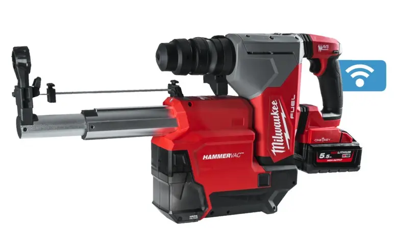 Aku výkonné kladivo 32 mm SDS-Plus s odsáváním prachu Milwaukee M18 ONEFHPXDEL-552C (5,5 Ah) (MI4933478498)