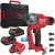Aku nitovacie kliešte Milwaukee M18 ONEFPRT-202X, ONE-KEY, 2x aku M18 B2 + M12-18 FC + kufor, 4933478602