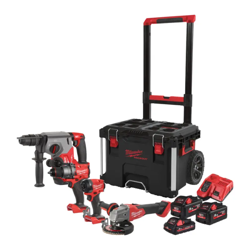Sada aku nářadí Milwaukee M18FPP4E-555T, 4933492530 (MI4933492530)