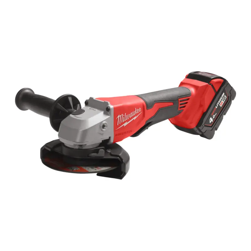 Aku bezuhlíková úhlová bruska Milwaukee M18 BLSAG125XPD-402X, 125 mm s kolébkovým spínačem 4933492646 (MI4933492646)