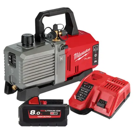Aku vakuové čerpadlo 5 CFM Fuel Milwaukee M18 FVP5-801 (8 Ah) (MI4933492854)