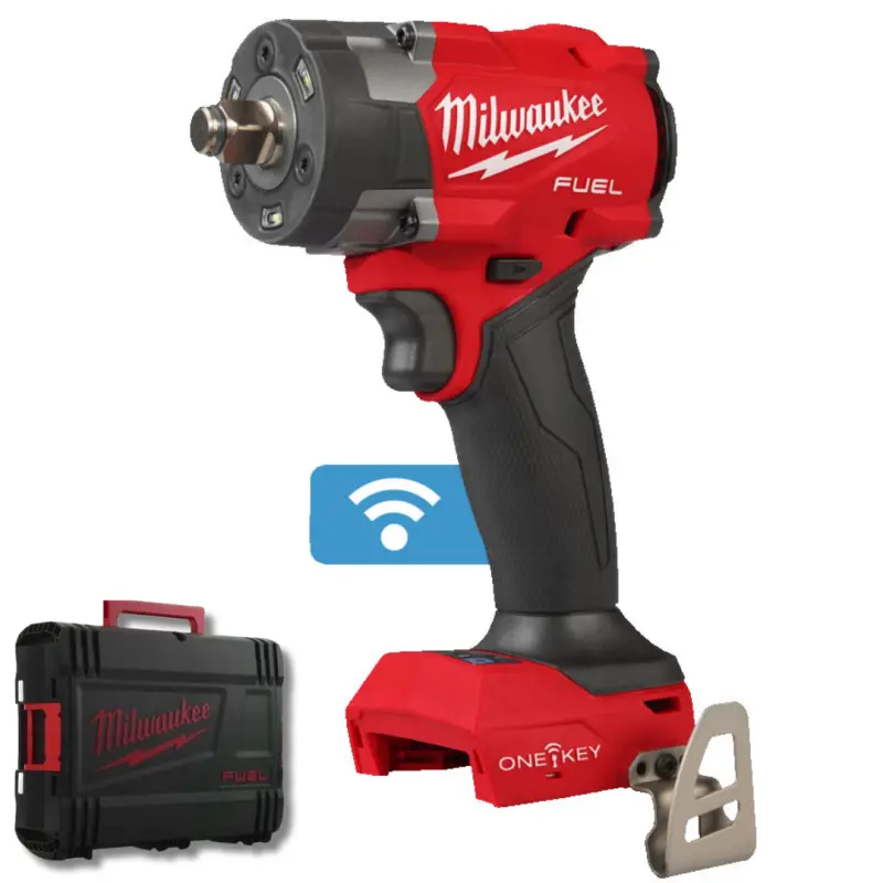 Aku 1/2" rázový utahovák Milwaukee M18 ONEFIW2FC12-0X, ONEKEY, TORQUE-SENSE, 203 Nm, bez aku, 4933493412 (MI4933493412)