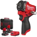 Aku 3/8" rázový utahovák Milwaukee M12 FCIWF38G3-502X, 745 Nm, 2x aku M12 HB5 + M12 C12 C, 4933493452 (MI4933493452)