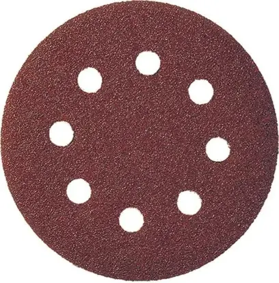 Brúsny kotúčový výsek na suchý zips, na drevo 125mm K180 8 otvorů FORMAT (EDE82600180)