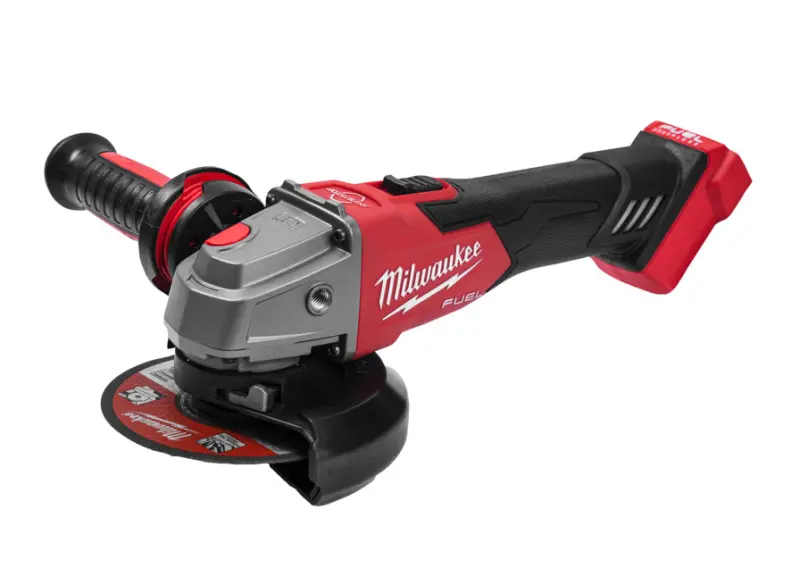 Aku úhlová bruska 125 mm Milwaukee M18 FSAG125XB-0 s posuvným spínačem, RAPIDSTOP, bez aku, 4933498062