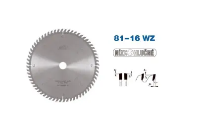 Pílový kotúč s SK pr. 250 x 3,2/2,2 x 30 - 48 WZ, typ 22 5381-16 (PI22538116WZ250)