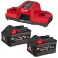 Aku nabíjecí sada Milwaukee M18 FORGENRG-602, 2x Akumulátor M18 FB6 + Aku nabíječka M18 DBSC, 4933498549