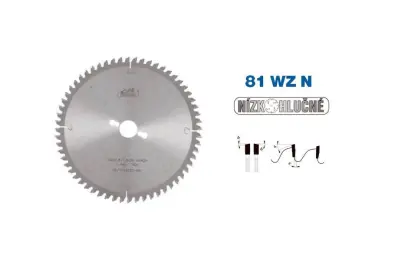 Pílový kotúč s SK pr. 250 x 2,8/1,8 x 30 - 48 WZ N, typ 22 5381 (PI225381WZN25048)