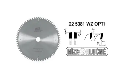 Pílový kotúč s SK pr. 400 x 3,8/2,8 x 30 - 60 WZ, typ OPTI 22 5381 (PI225381WZOPTI40060)
