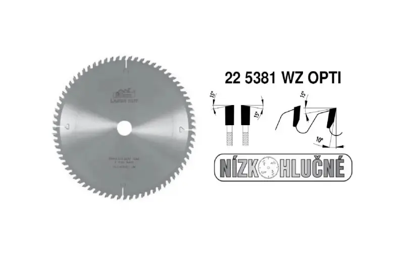 Pílový kotúč s SK pr. 500 x 3,8/2,8 x 30 - 96 WZ, typ OPTI 22 5381 (PI225381WZOPTI50096)