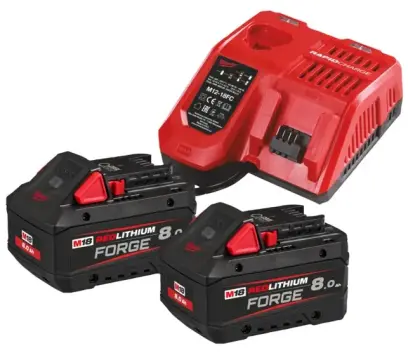 Sada akumulátorů a nabíječky Milwaukee M18 FORGENRG-802, (MI4933498612)