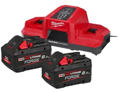 Sada akumulátorů a nabíječky Milwaukee M18 FORGENRG-802DBSC, 4933498616 (MI4933498616)