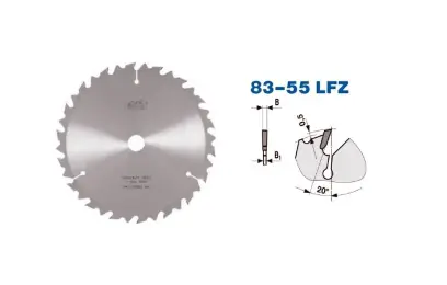 Pílový kotúč s SK pr. 700 x 4,4/3,2 x 30 - 44 LFZ, typ 22 5383 (PI225383LFZ700)