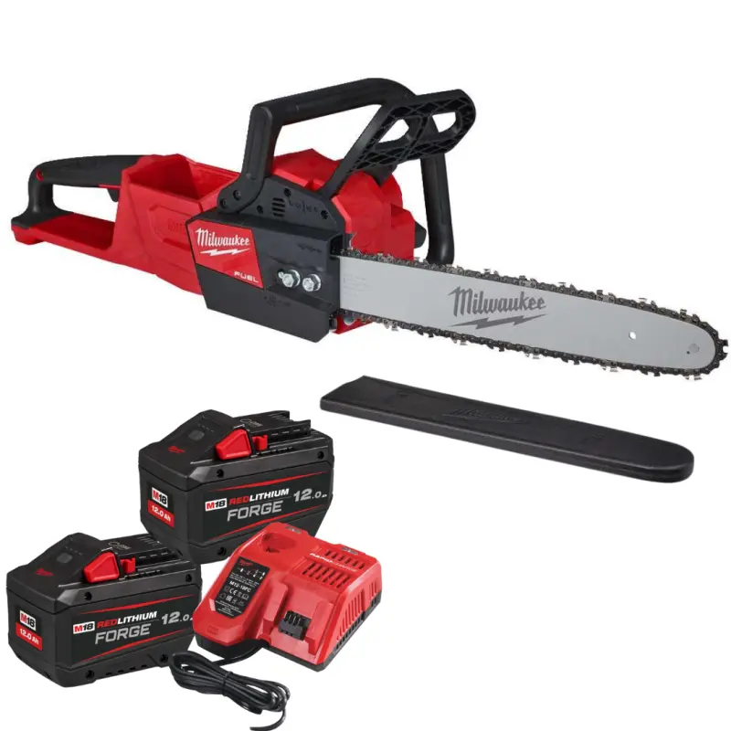 Aku řetězová pila Milwaukee M18 FCHSC-121, lišta 30 cm, 1x Aku M18 FB12 + nabíječka M12-18 FC, 4933499219 (MI4933499219)