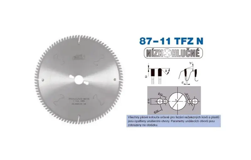 Pílový kotúč SK  pr. 160 x 2,8 x pr. 30 - 48 TFZ N Pilana typ 22 5387-11 (PI22538711TFZN16048)