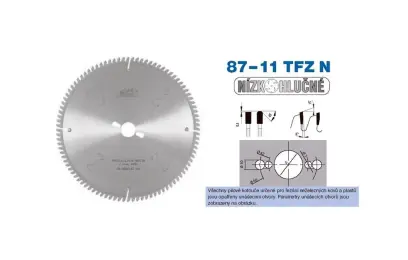 Pílový kotúč SK  pr. 190 x 2,8 x pr. 30 - 56 TFZ N Pilana typ 22 5387-11 (PI22538711TFZN19056)