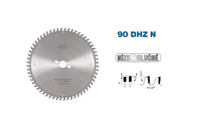 Pílový kotúč s SK pr. 303 x 3,2/2,2 x 30 - 60 DHZ N, typ 22 5390 (PI225390DHZ3033060N)