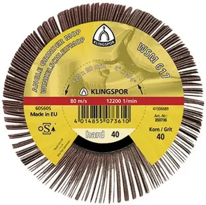 Uhlový brúsny kotúč WSM 617 125x20mm K60 Klingspor (EDE84380060)