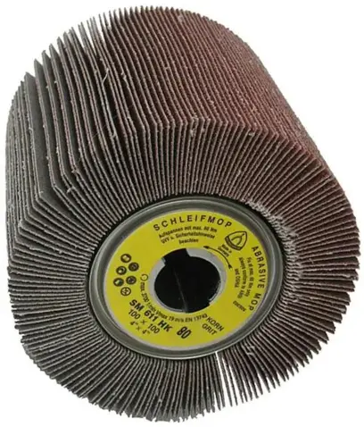 Lamelový brúsny valček SM611 K180 100x100x19mm Klingspor (EDE84460180)
