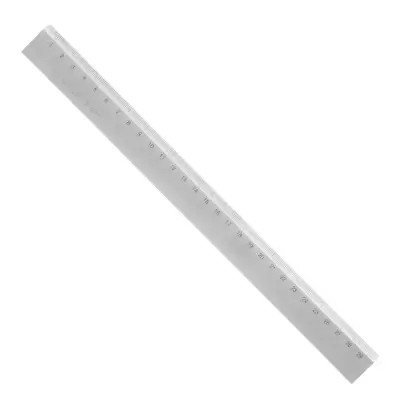 Mierka Kinex s úkosom (500x25x5 mm), Inox, DIN 866/B (KI100707050)