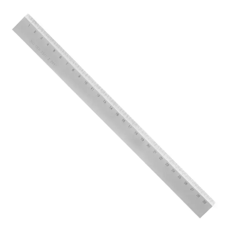 Mierka Kinex s úkosom (500x25x5 mm), Inox, DIN 866/B (KI100707050)