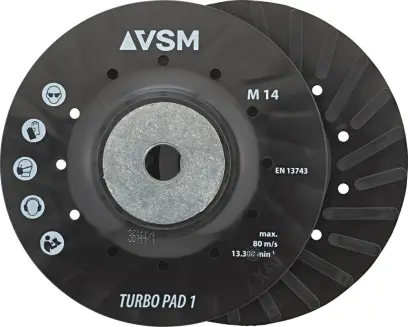 Opěrný talíř žebrování M14 115mm VSM