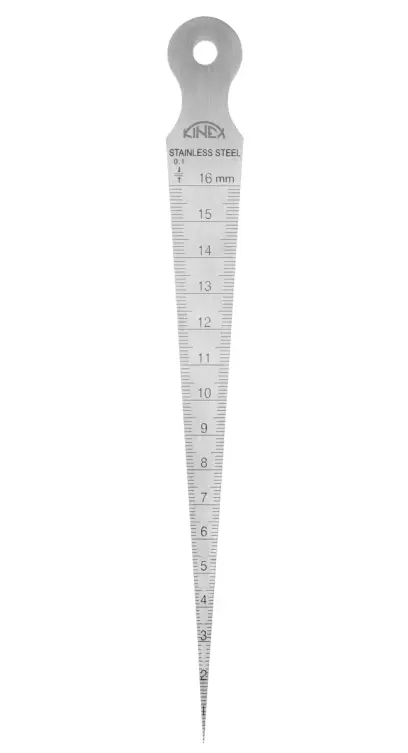 Kužeľový kaliber  Kinex 1138-02-015 pre meranie priemeru 1 ÷ 15 mm (KI113802015)