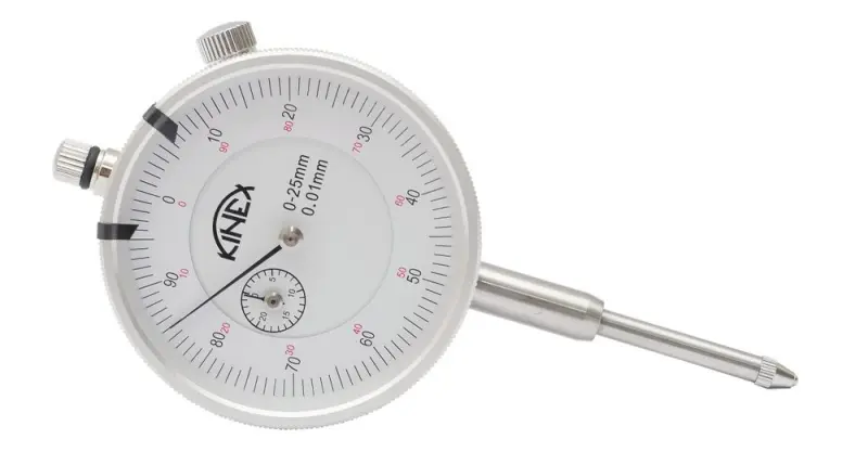 Úchylkoměr Kinex číselníkový (0 - 25 mm) (KI115502025)