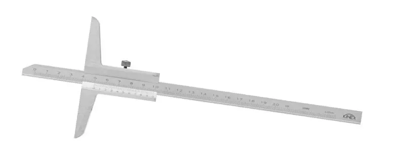 Hloubkoměr Kinex bez nosu (0 - 200 mm) (KI203402200)