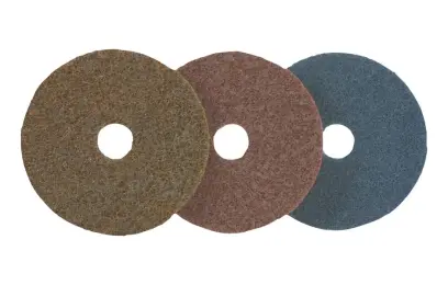 Brúsny kotúčový výsek na suchý zips, plsť 125mm, střední zrnitost, červený FORMAT (EDE87790010)