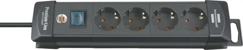 Zásuvková lišta Premium 8 zásuvek H05VV-F3G1,5 3m Brennenstuhl (EDE90130025)