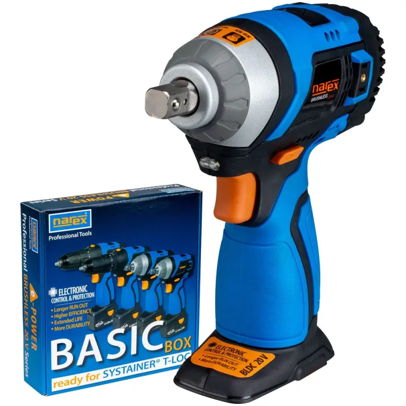 Aku rázový utahovák Narex ASR 200-SB BASIC BOX (bez aku) (NA65405308)