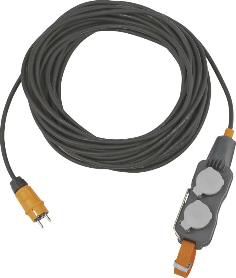 Prodlužovací kabel, 4 zásuvky IP54 H07RN-F3G1,5 25m Brennenstuhl (EDE90284125)