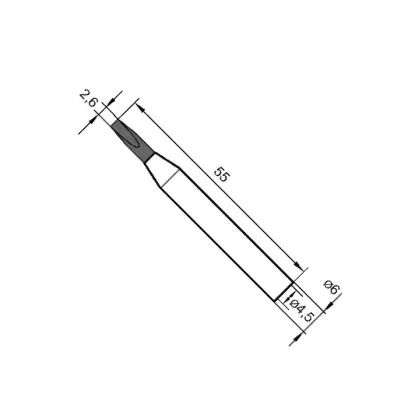 Letovacie hrot, dlátový rovný 0162KD Ersa (EDE91300030)