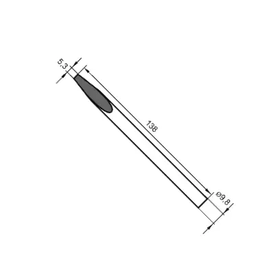 Letovacie hrot, dlátový rovný 0152KD Ersa (EDE91360158)