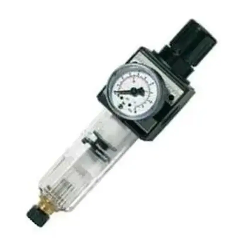 Regulátor tlaku s filtrem, multifix a manometr BG5 0,5-10bar závit 1." RIEGLER