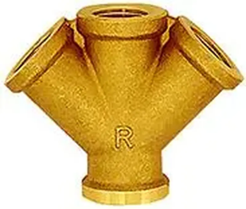 Rozbočovacie krabice, mosadz, 3 prípojky G1/2" RIEGLER (EDE94150115)