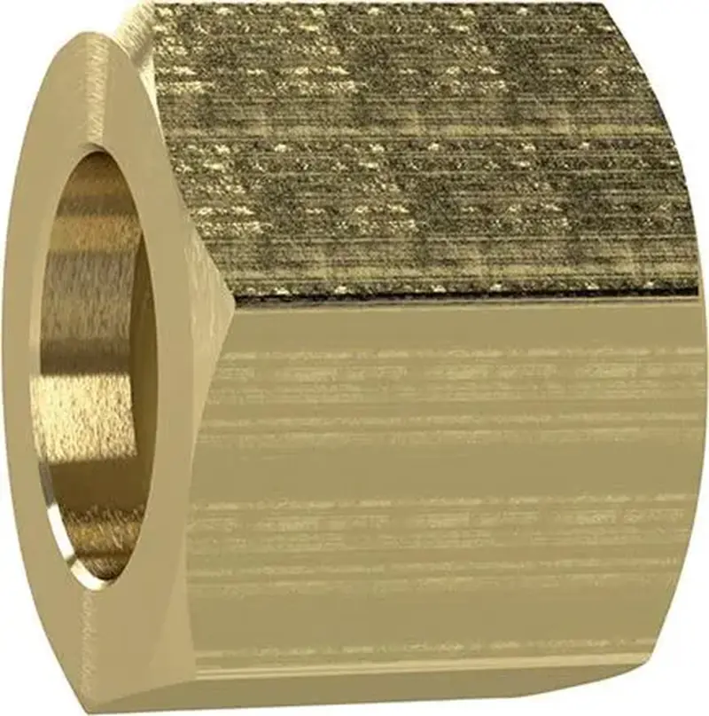 Prevlečná matica, mosadz 6-hran G1/2" na priechodku, hadice, vnútorný priemer  6/9mm RIEGLER (EDE94160516)