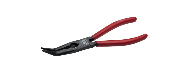 Kliešte telefónne 45° zahnuté 170 mm, plastové návleky NWS (NWS141-62-170)