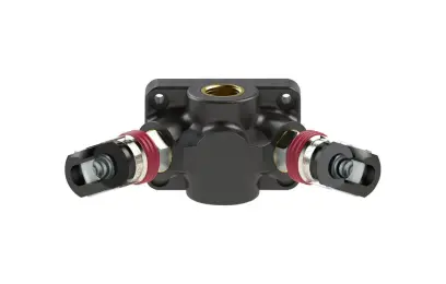 Rozbočovacie krabice, plast, vnútorný závit 1xG1/2" na 3x otočnú spojku 7,2 RIEGLER (EDE94350205)