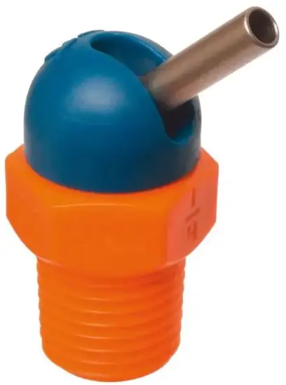 Vysokotlaká tryska CD pro hadice na chladivo 1/8" 70bar priemer 4,1x6,4mm čierna LOC-LINE (EDE96124164)