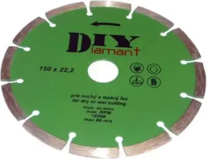 DIYS 150 - Segmentový diamantový kotúč pr. 150 mm