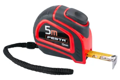 Zvinovací meter 5mx19mm, nylon, FESTA 11345 (L11345)