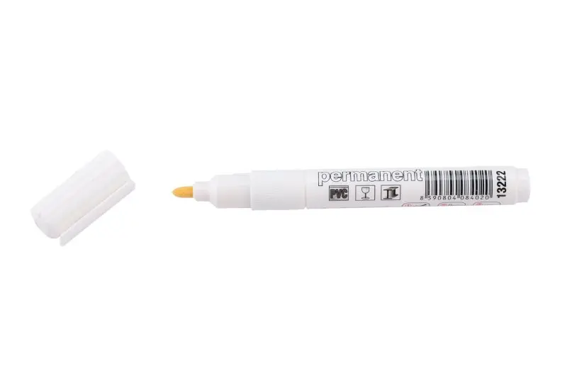 Permanentný značkovač-biela farba, plast, Levior 13222 (L13222)