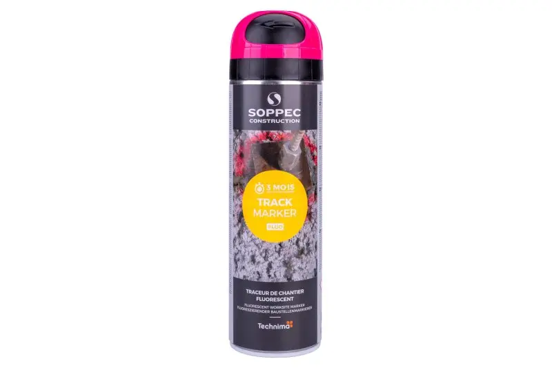 Sprej fluorescenčný TrackMarker, ružov, 500ml, 3m, Levior 13254 (L13254)