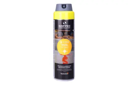 Sprej fluorescenčný IDEAL, žltý, 500ml, 12m, Levior 13255 (L13255)